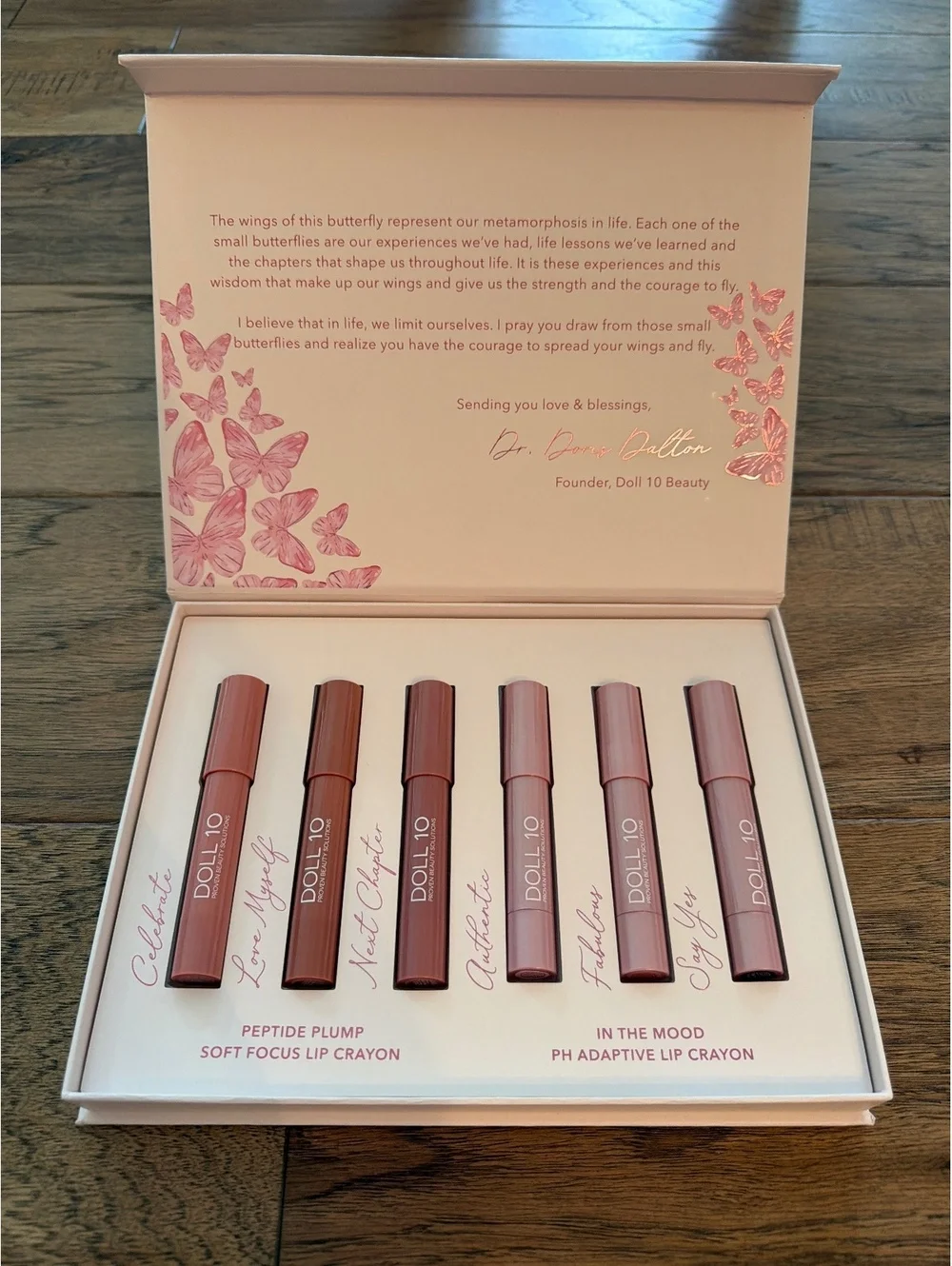 Doll 10 Peptide Plump Soft Focus & PH Adaptive Lip Crayon Set